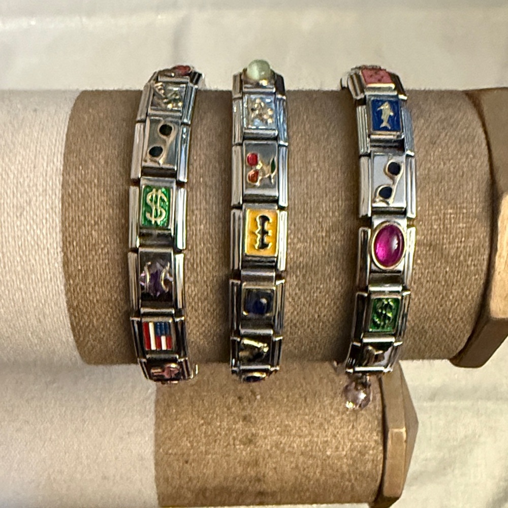 Colorful Charm Bracelet Set